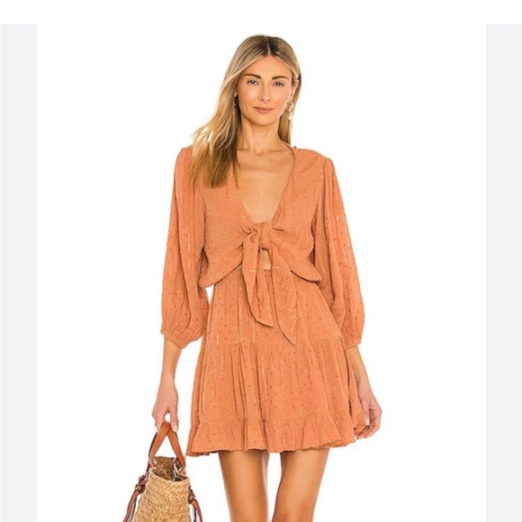 L*Space Stay Golden Dress - Picture 1 of 5